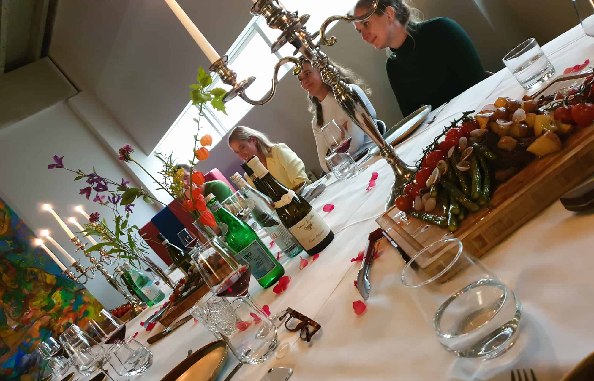 Gezellig diner bij SugarFactory tijdens Hete Peper.