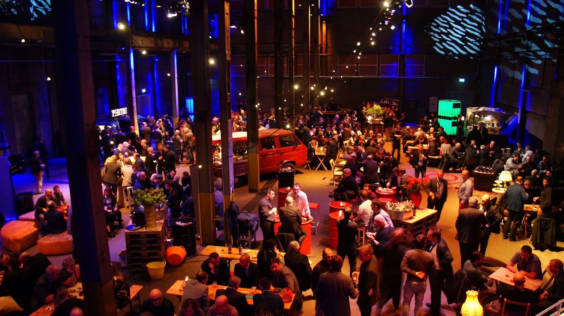 Groots Sony evenement met veel bezoekers bij SugarFactory, Nederland.